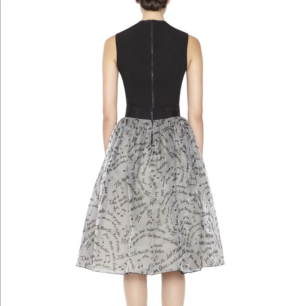 Alice+Olivia 'BENITA' MELODIC SWIRL POUF SKIRT